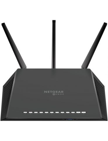 NETGEAR RS400 router wireless Gigabit Ethernet Bandă dublă (2.4 GHz/ 5 GHz) Negru Netgear - 1 - Tik.ro