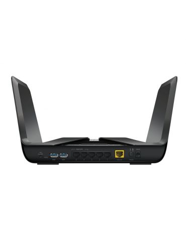 NETGEAR Nighthawk AX8 router wireless Gigabit Ethernet Bandă dublă (2.4 GHz/ 5 GHz) 4G Negru Netgear - 3