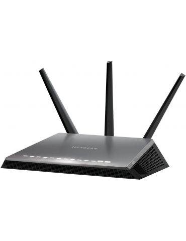 NETGEAR D7000 router wireless Gigabit Ethernet Bandă dublă (2.4 GHz/ 5 GHz) 4G Negru Netgear - 1 - Tik.ro