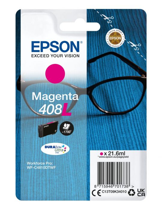 Epson C13T09K34010 cartușe cu cerneală 1 buc. Original Productivitate Înaltă (XL) Magenta Epson - 1