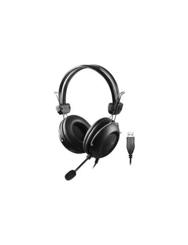 Casti a4tech cu fir standard utilizare multimedia microfon pe brat conectare prin usb 2.0 negru hu-35 (include tv 0.8lei) A4tech - Tik.ro