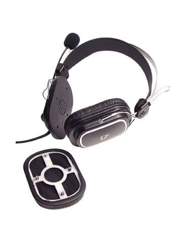 Casti a4tech comfortfit cu fir standard utilizare multimedia microfon pe brat conectare prin jack 3.5 mm negru hs-50 (include tv