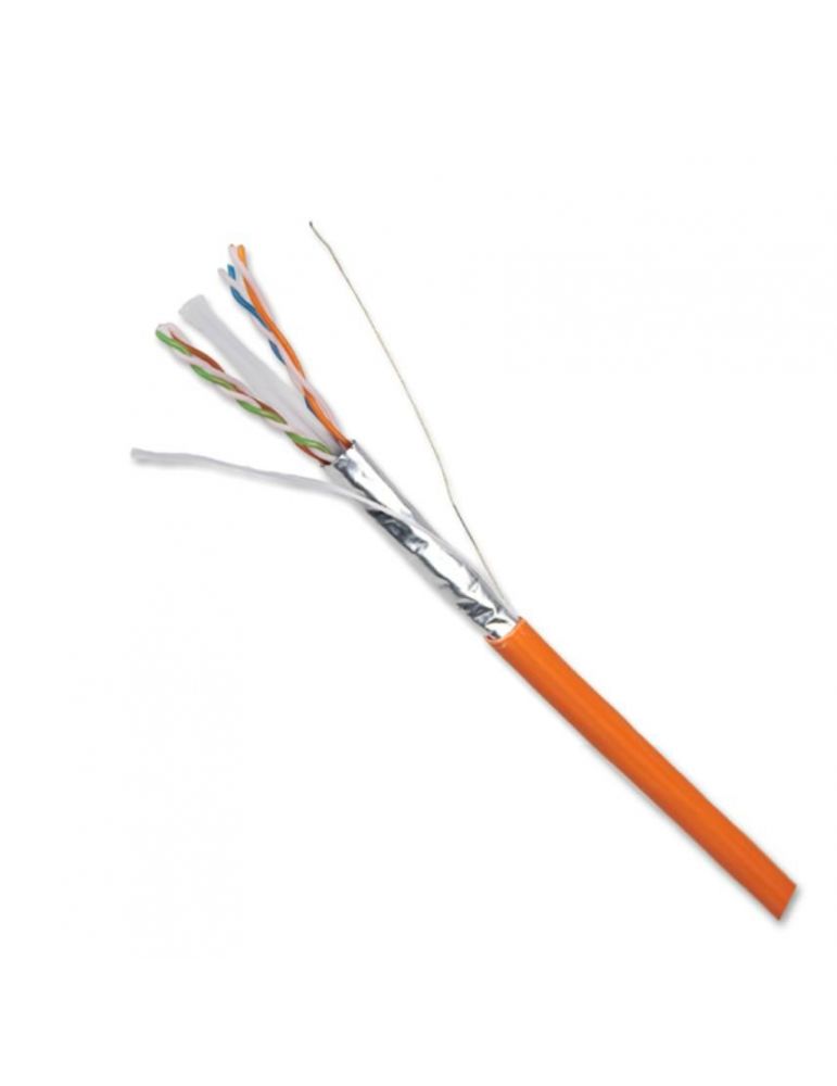 1 m cablu utp nexans cat6a 1000 m cupru solid awg23 portocaliu vanzare la rola 1000m n100.622g-od