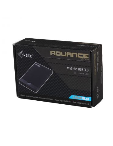 i-tec MYSAFEU311 carcasă disc memorie Cutie protecție HDD/SSD Negru 2.5" I-tec - 3