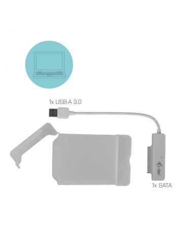 i-tec MYSAFEU314 carcasă disc memorie Cutie protecție HDD/SSD Alb 2.5" I-tec - 6
