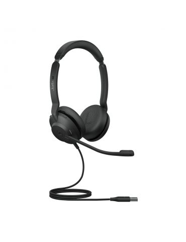 Jabra Evolve2 30, MS Stereo Căști Prin cablu Bandă de fixare pe cap Birou/Call center USB Tip-A Negru Jabra - 1 - Tik.ro