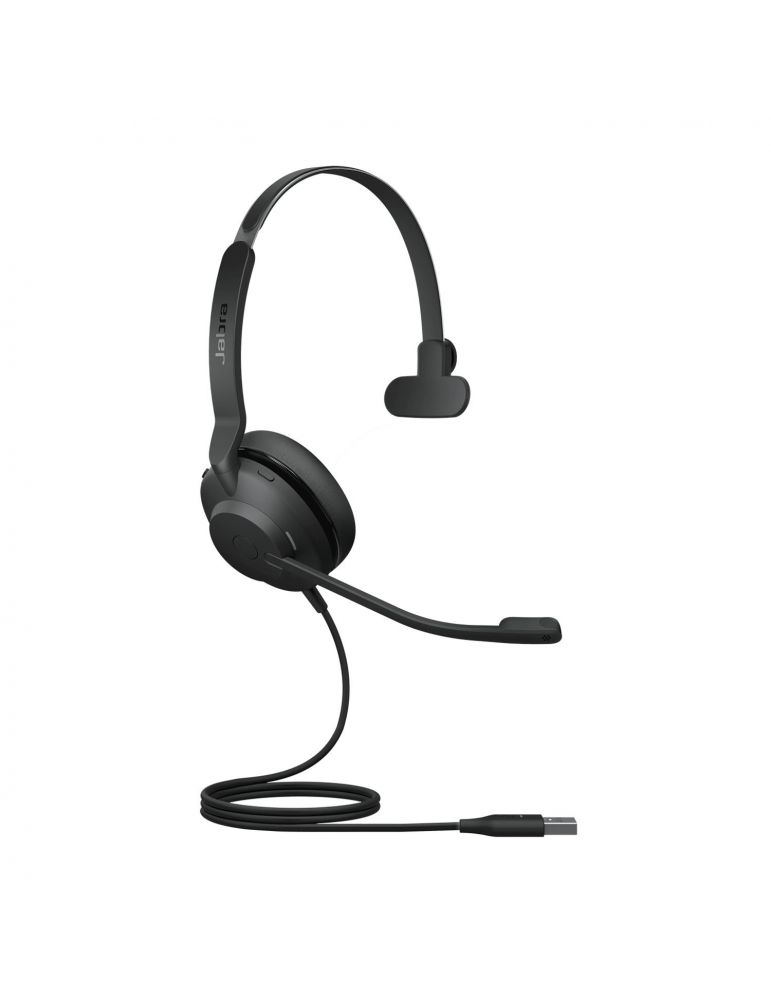 Jabra Evolve2 30, UC Mono Căști Prin cablu Bandă de fixare pe cap Birou/Call center USB Tip-A Negru