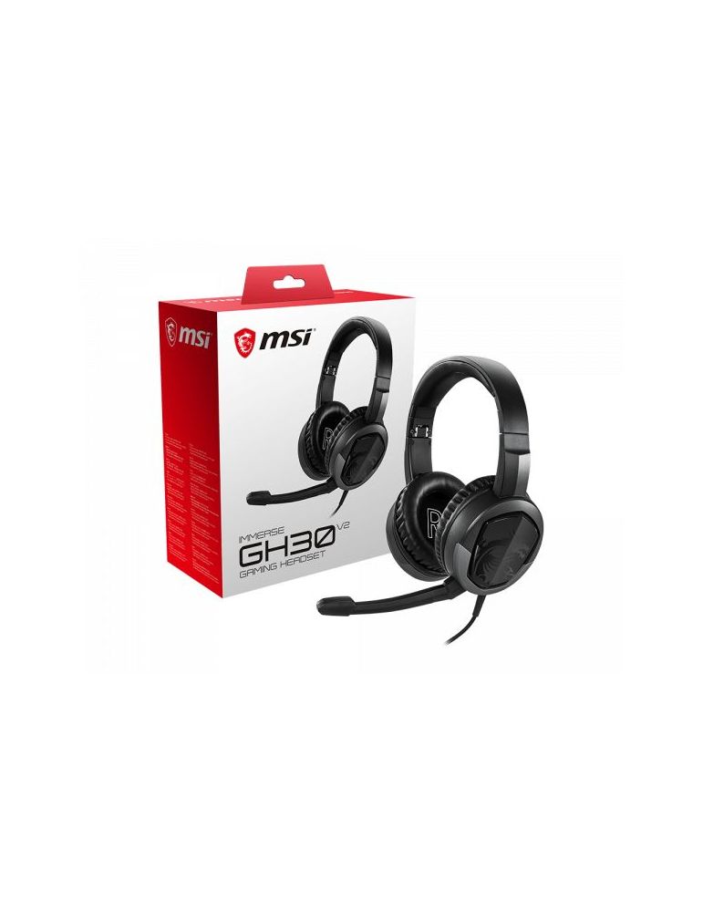 MSI Immerse GH30 V2 Căști Prin cablu Bandă de fixare pe cap Gaming Negru