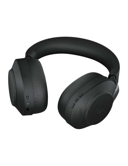 Jabra Evolve2 85, UC Stereo Căști Prin cablu & Wireless Bandă de fixare pe cap Birou/Call center USB tip-C Bluetooth Negru Jabra