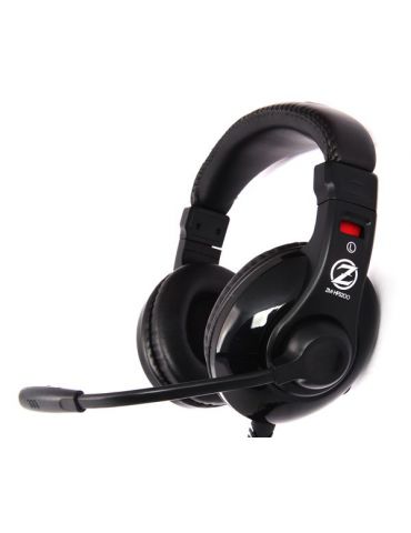 Zalman ZM-HPS200 cască audio & cască cu microfon Prin cablu Căști Bandă de fixare pe cap Gaming Negru Zalman - 3