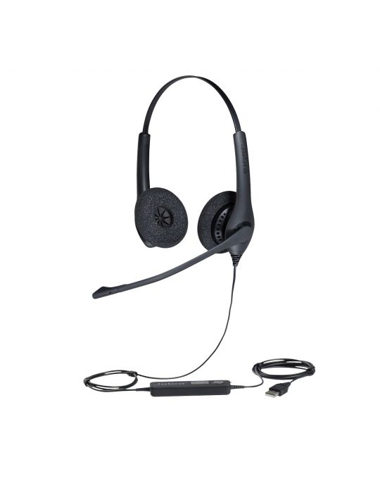 Jabra Biz 1500 Duo USB Căști Prin cablu Bandă de fixare pe cap Birou/Call center USB Tip-A Negru Jabra - 1