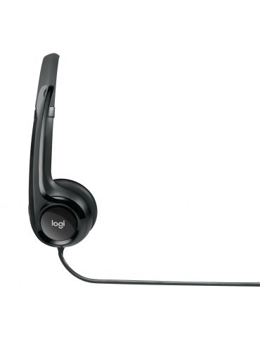 Logitech H390 USB Computer Headset Căști Prin cablu Bandă de fixare pe cap Birou/Call center USB Tip-A Negru Logitech - 4
