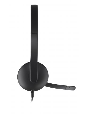 Logitech H340 USB Computer Headset Căști Prin cablu Bandă de fixare pe cap Birou/Call center USB Tip-A Negru Logitech - 6