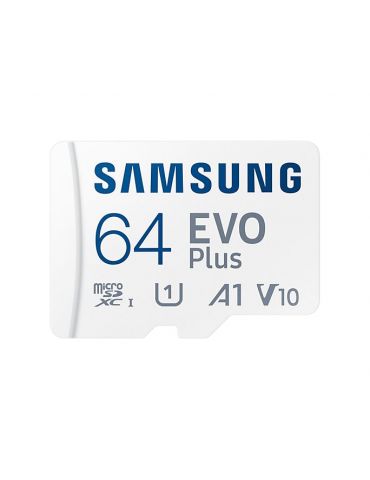 Samsung EVO Plus 64 Giga Bites MicroSDXC UHS-I Clasa 10 Samsung - 1 - Tik.ro