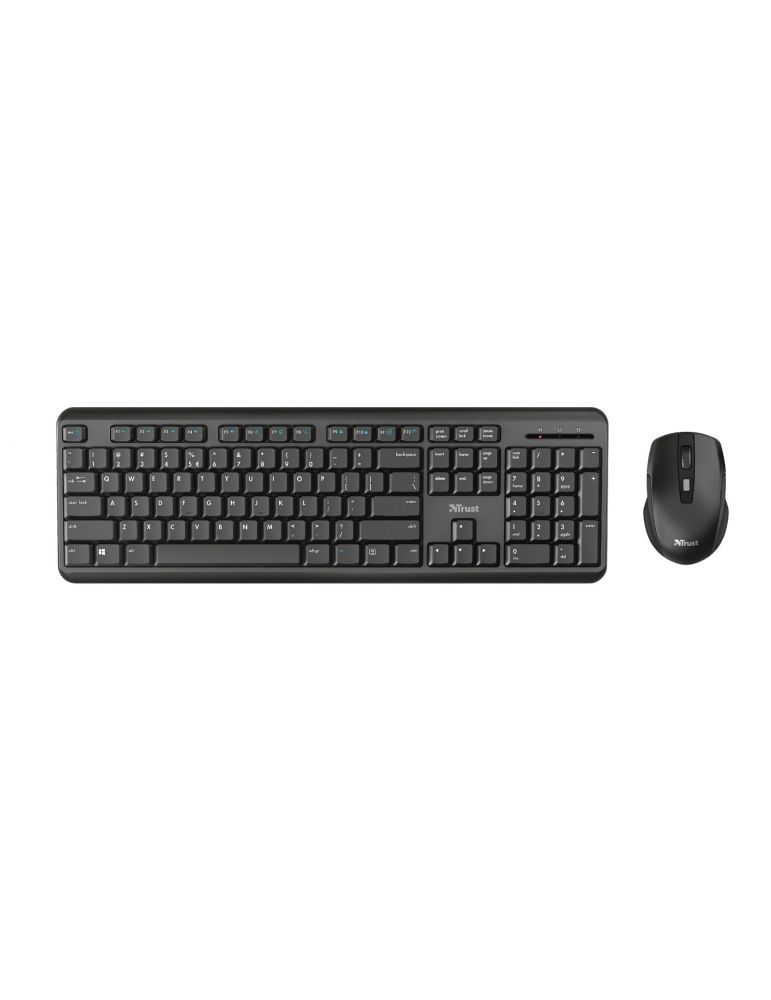 Trust ody wireless silent keyboard+mouse tr-23942 (include tv 0.8lei)