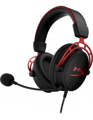 HP HyperX Cloud Alpha Căști Prin cablu Bandă de fixare pe cap Gaming Negru, Roşu Hp - 4
