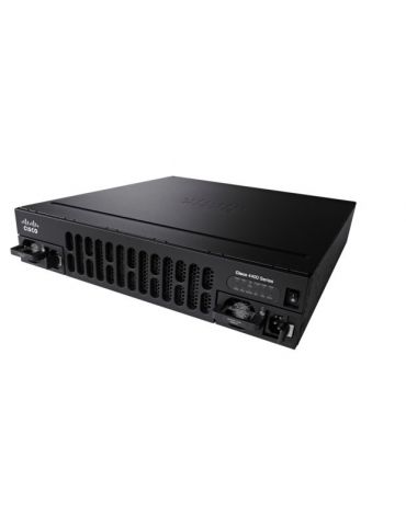 Cisco ISR 4451 router cu fir Gigabit Ethernet Negru Cisco - 1 - Tik.ro