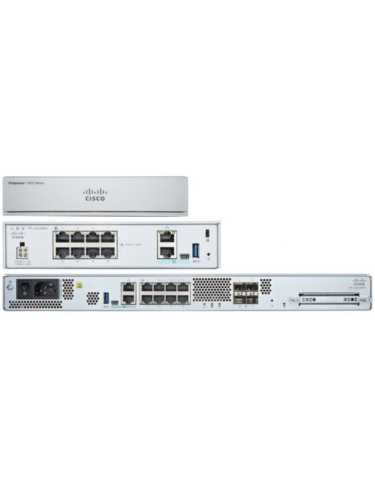 Cisco FPR1150-NGFW-K9 firewall-uri hardware 1U 7500 Mbit/s