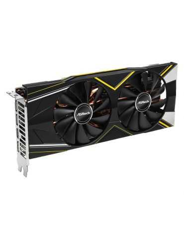 Placa video asrock radeon rx5700 xt cld 8g oc pci Asrock - 1