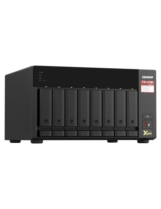 QNAP TS-873A-8G NAS & servere de stocare a datelor Tower Ethernet LAN Negru V1500B Qnap - 3