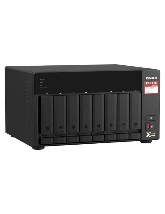 QNAP TS-873A-8G NAS & servere de stocare a datelor Tower Ethernet LAN Negru V1500B Qnap - 4