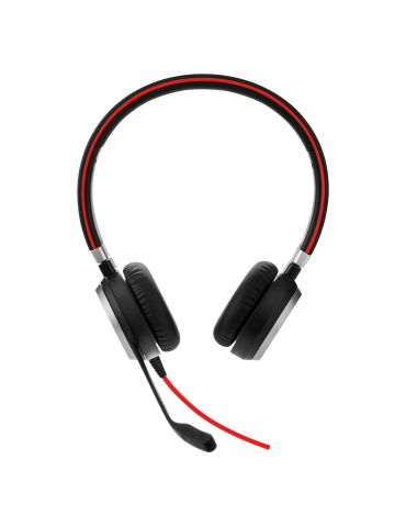 Jabra Evolve 40 UC Stereo Căști Prin cablu Bandă de fixare pe cap Birou/Call center Negru Jabra - 1 - Tik.ro