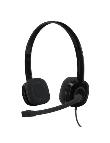 Logitech H150 Stereo Headset Căști Prin cablu Bandă de fixare pe cap Birou/Call center Negru Logitech - 1 - Tik.ro