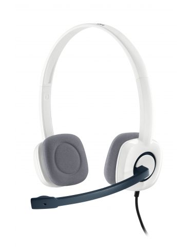 Logitech H150 Stereo Headset Căști Prin cablu Bandă de fixare pe cap Birou/Call center Alb Logitech - 1 - Tik.ro