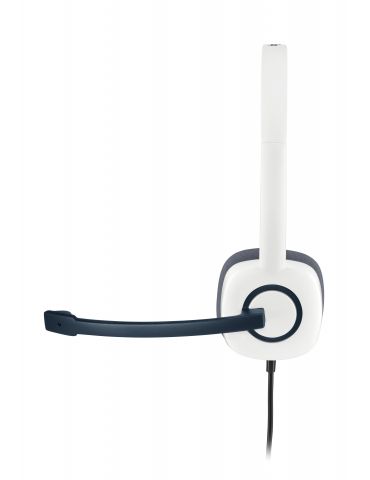 Logitech H150 Stereo Headset Căști Prin cablu Bandă de fixare pe cap Birou/Call center Alb Logitech - 3
