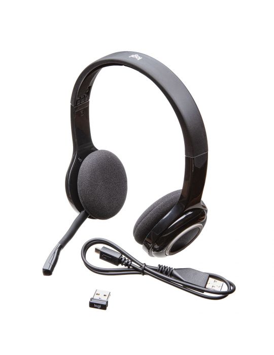 Logitech H600 Wireless Headset Căști Fără fir Bandă de fixare pe cap Birou/Call center Bluetooth Negru Logitech - 8