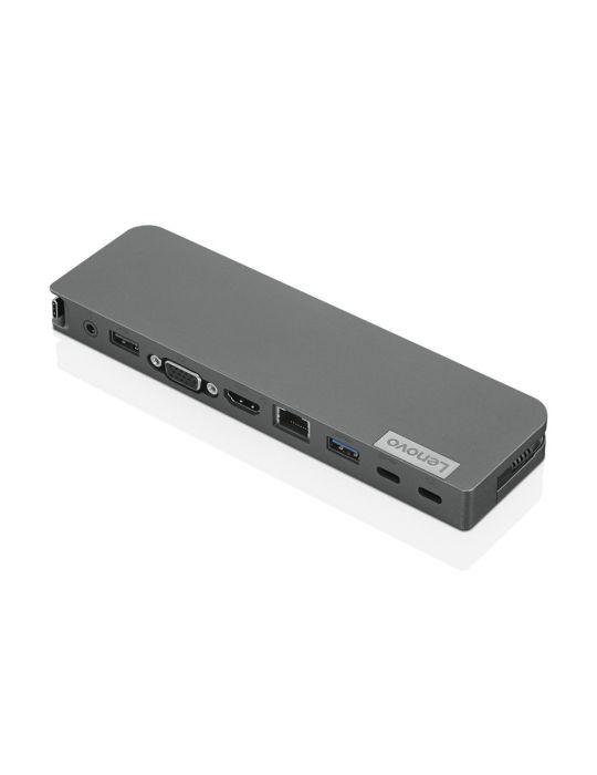 Lenovo USB-C Mini Dock Prin cablu USB 3.2 Gen 1 (3.1 Gen 1) Type-C Gri Lenovo - 2