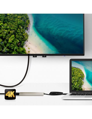 ATEN UH3239 Prin cablu USB 3.2 Gen 1 (3.1 Gen 1) Type-C Negru, De aur Aten - 6