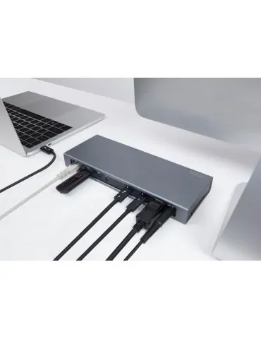 ATEN UH7230-AT-G stații de andocare și replicatoare de porturi pentru calculatoare portabile Prin cablu Thunderbolt 3 Argint Ate
