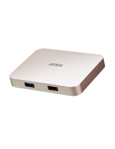 ATEN UH3235 USB 2.0 Type-C Roz Auriu Aten - 1 - Tik.ro