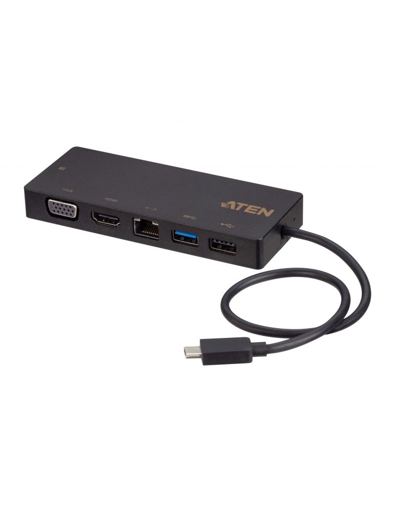 ATEN UH3236 USB 3.2 Gen 2 (3.1 Gen 2) Type-A 1500 Mbit/s Negru