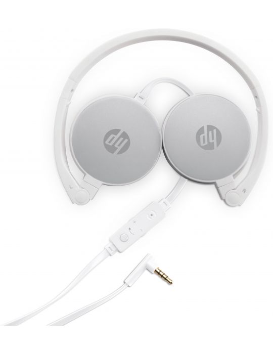 HP Stereo Headset H2800 Căști Prin cablu Bandă de fixare pe cap Calls/Music Argint, Alb Hp - 3