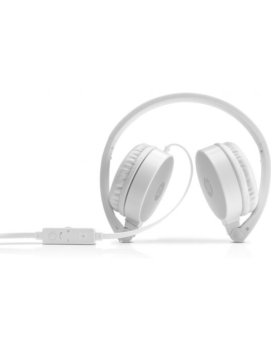 HP Stereo Headset H2800 Căști Prin cablu Bandă de fixare pe cap Calls/Music Argint, Alb Hp - 4