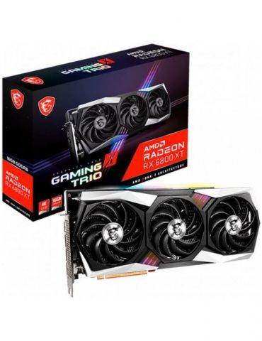 Placa video MSI AMD Radeon RX 6900 XT Gaming X Trio 16GB  GDDR6  256bit Msi - 1