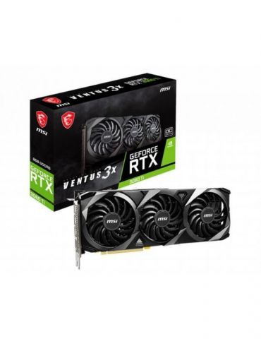 Placa video MSI nVidia GeForce RTX 3060 TI Ventus 3X OC LHR 8GB  GDDR6  256bit Msi - 1