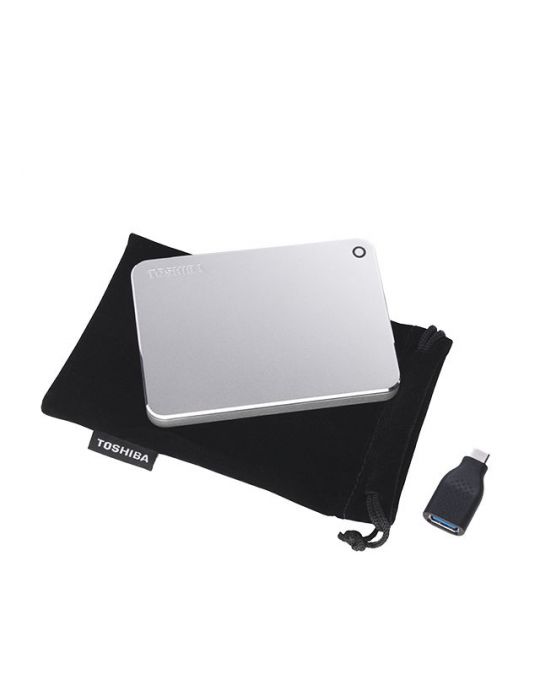 Toshiba Canvio Premium 2TB hard-disk-uri externe 2000 Giga Bites Metalic, Argint Toshiba - 2