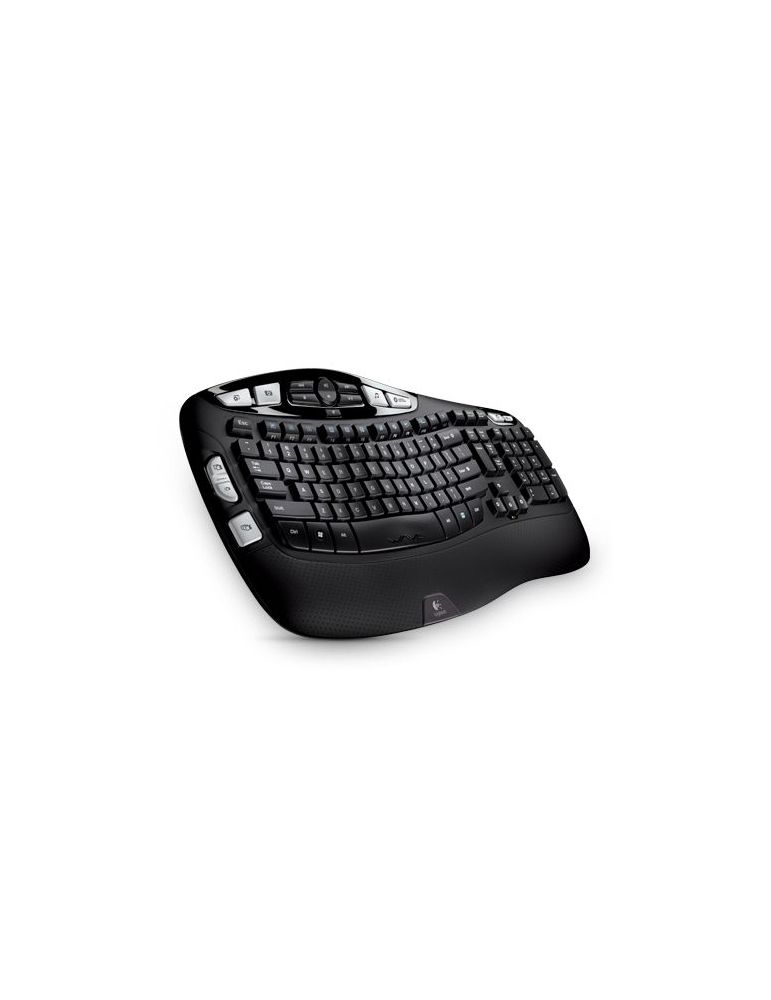 Logitech Wireless Keyboard K350 tastaturi RF fără fir QWERTY Englez Negru