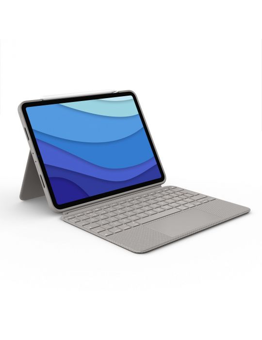 Logitech Combo Touch for iPad Pro 11-inch (1st, 2nd, and 3rd generation) Nisip Smart Connector QWERTY US Internațional Logitech 