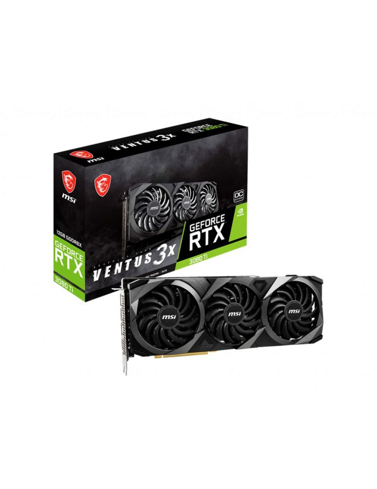 Placa video MSI nVidia GeForce RTX 3080 Ti VENTUS 3X OC 12GB, GDDR6X, 384bit