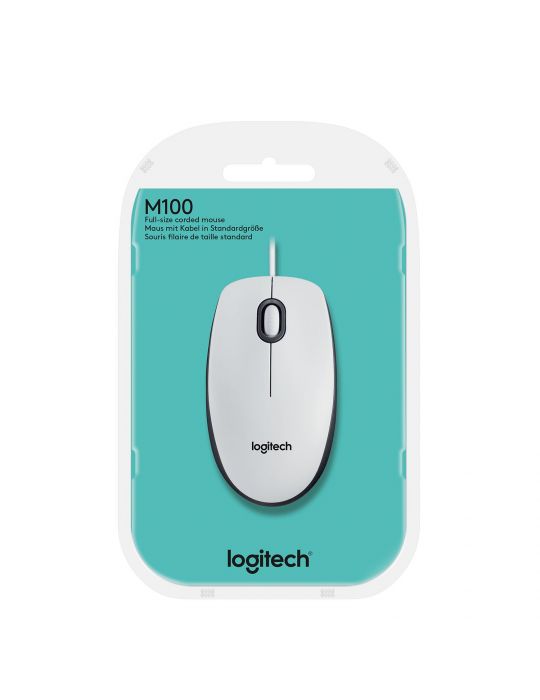 Logitech Mouse M100 mouse-uri Ambidextru USB Tip-A Optice 1000 DPI Logitech - 6