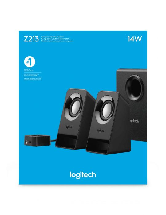 Logitech Multimedia Speakers Z213 7 W Negru 2.1 canale Logitech - 10