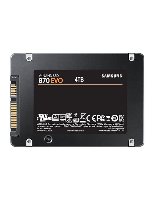 Samsung 870 EVO 2.5" 4000 Giga Bites ATA III Serial V-NAND MLC Samsung - 2