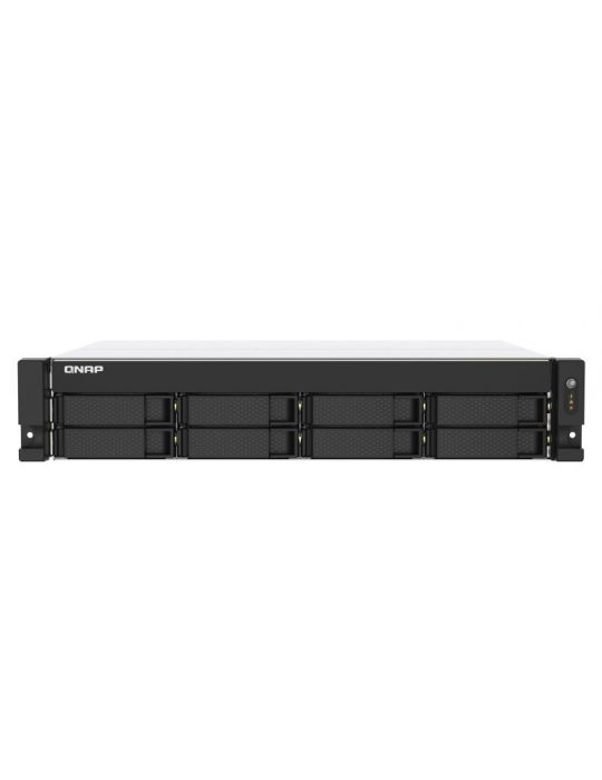 QNAP TS-873AU-RP-4G NAS & servere de stocare a datelor Cabinet metalic (2U) Ethernet LAN Negru, Gri V1500B Qnap - 1