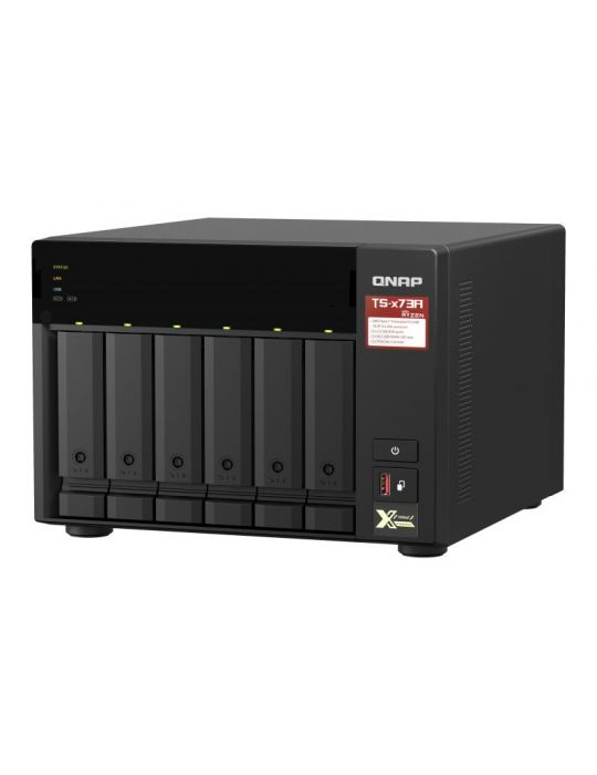 QNAP TS-673A-8G NAS & servere de stocare a datelor Tower Ethernet LAN Negru V1500B Qnap - 5