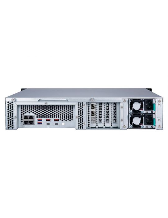 QNAP TS-1283XU-RP NAS Cabinet metalic (2U) Ethernet LAN Negru E-2124 Qnap - 7
