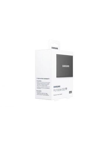 Samsung Portable SSD T7 500 Giga Bites Gri Samsung - 10